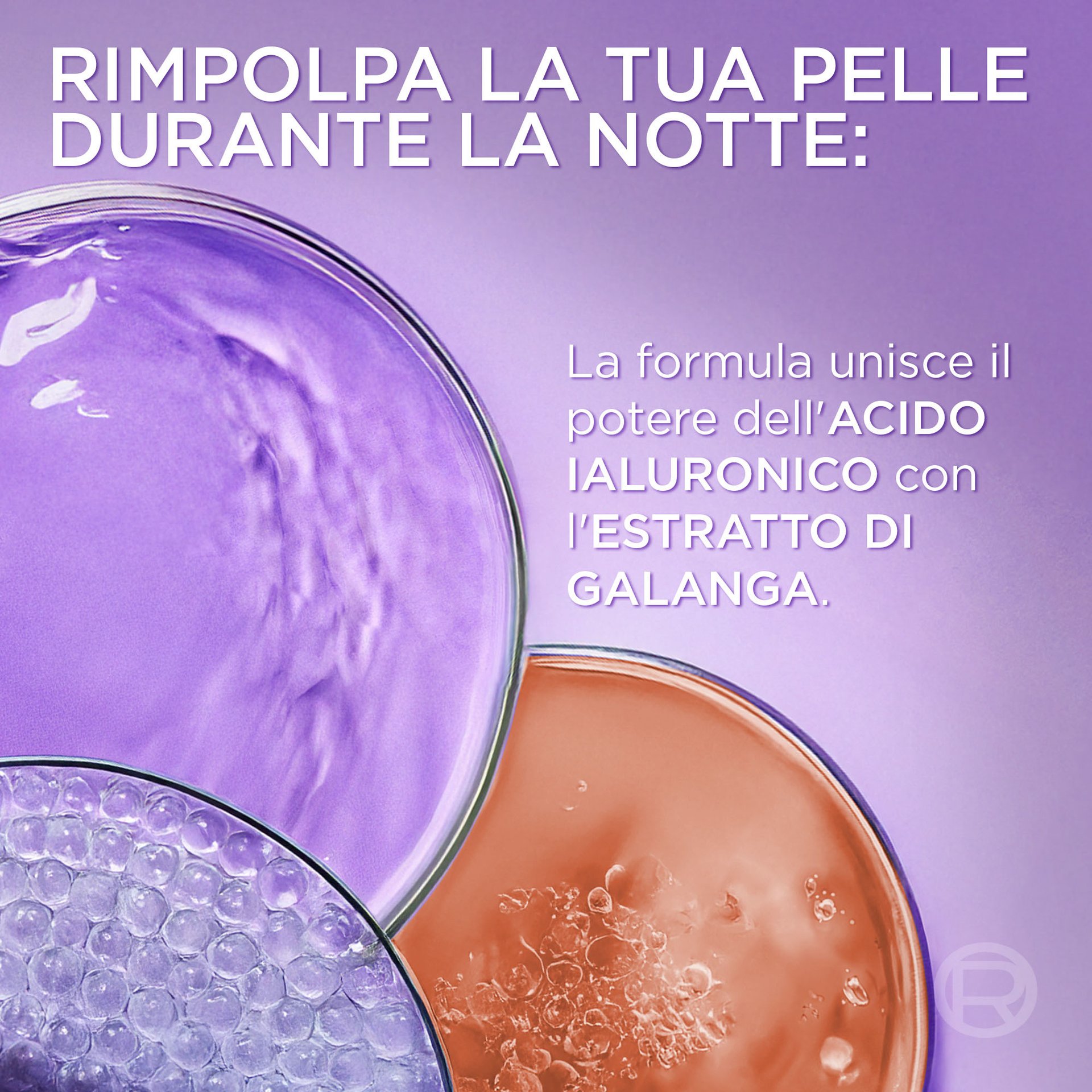 Oap trattamenti pelle Trattamento anti-rughe rivolumizzante notte Revitalift Filler Texture